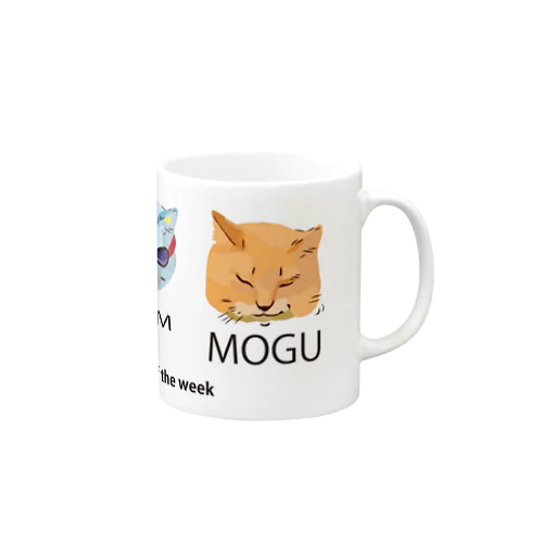 週ナカの猫 Mug