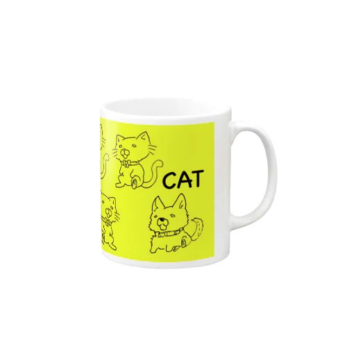 おいかけっこいぬねこ Mug