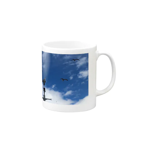 北欧写真　カゴメと空と青 Mug