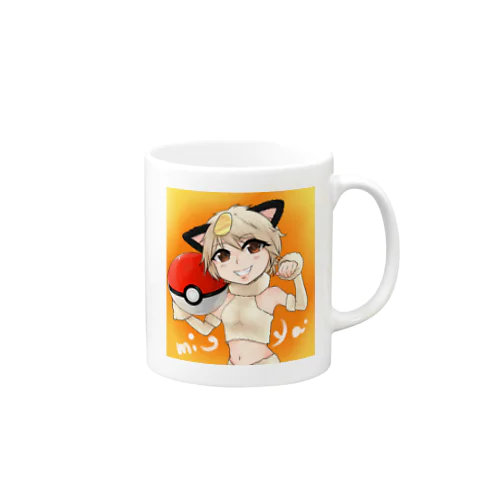 mi-ya.ニャース_イラスト Mug