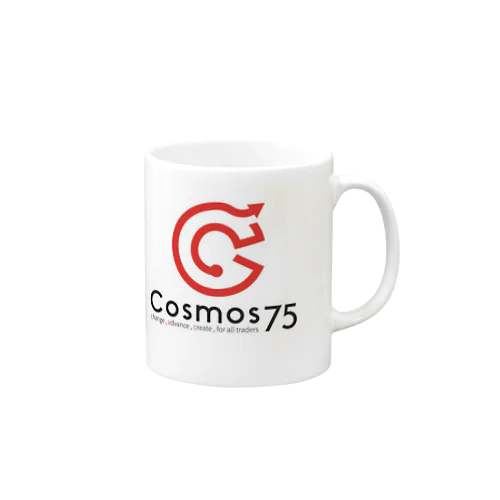 White Cosmos75 マグカップ