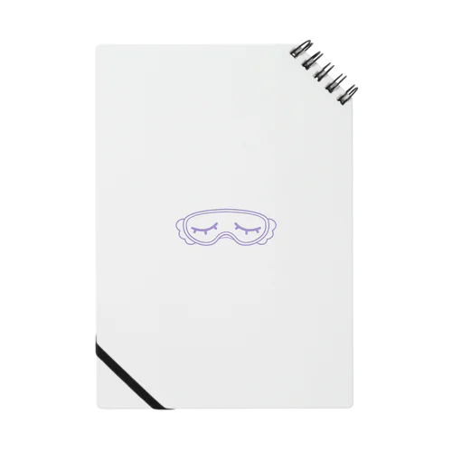 アイマスク紫 ノート