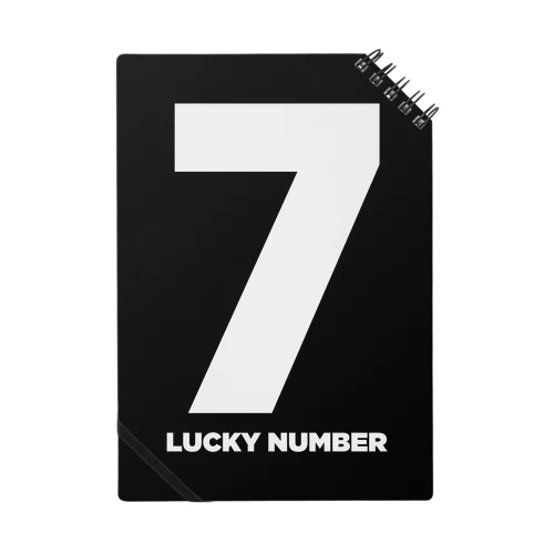 7_LUCKY NUMBER_Black<notebook> ノート