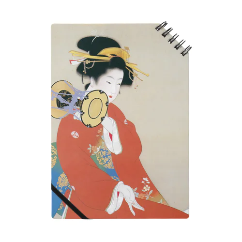 Ukiyoe  浮世絵　上村松園・鼓の音 Notebook