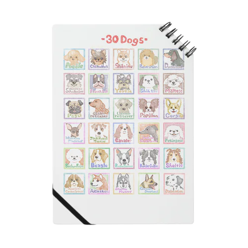 イヌ30犬種 Notebook