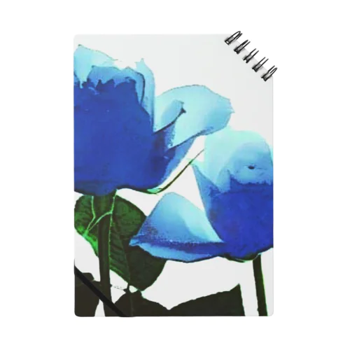 Blue Rose Notebook