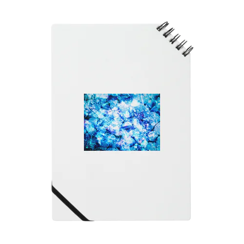 Blue Blue fragment Notebook