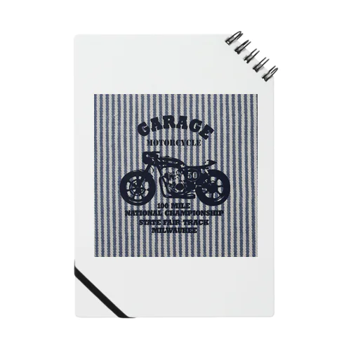 武骨なバイクデザイン(ヒッコリー) Notebook