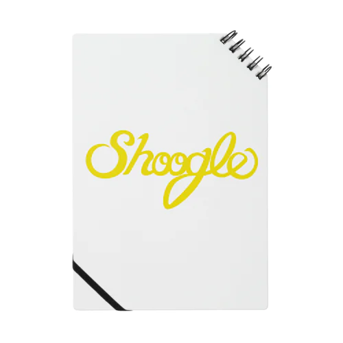 Shoogle(シューグル・週グル・週刊少年グルメ)ロゴ イエロー ノート