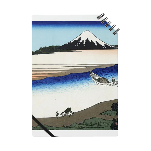 Fujiyama ukiyoe 葛飾北斎_冨嶽　武州玉川 Notebook