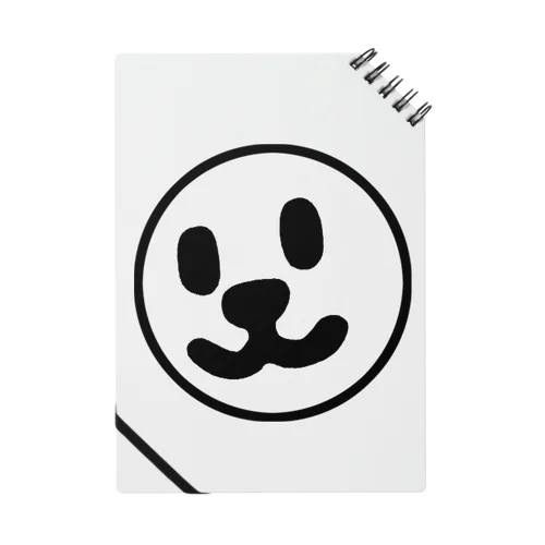 Smile Face Black Line Notebook