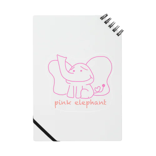 pink elephant ノート