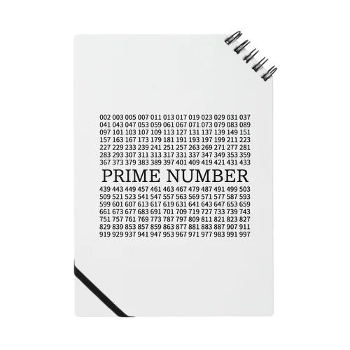 素数 (Prime number)  Notebook