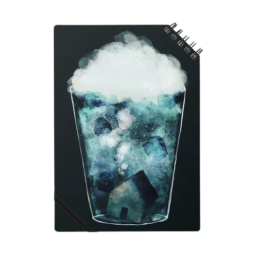 ice cream soda. Notebook