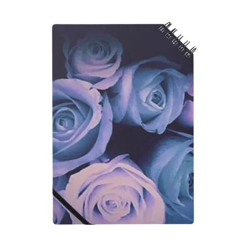 Blue and Purple Roses Notebook