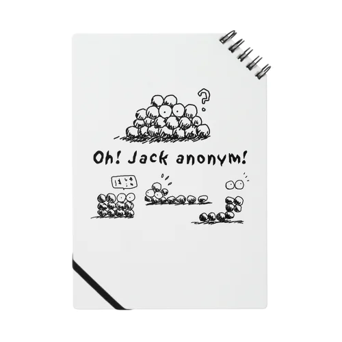 Oh! Jack snonym! Notebook