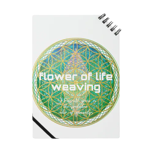 Flower of  Life waving  🌈LOGO version ノート