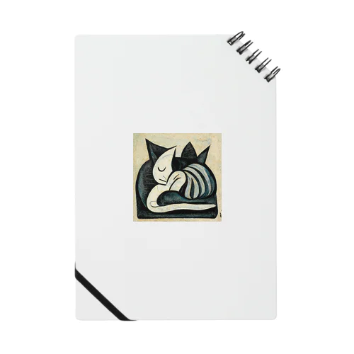 SLEEPING CAT picasso style by AI DESIGNER Notebook