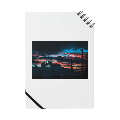 仕事帰りの夕景 Notebook