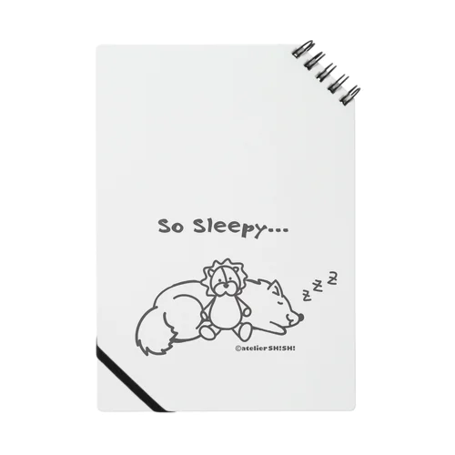 So Sleepy　眠たいワンコ Notebook