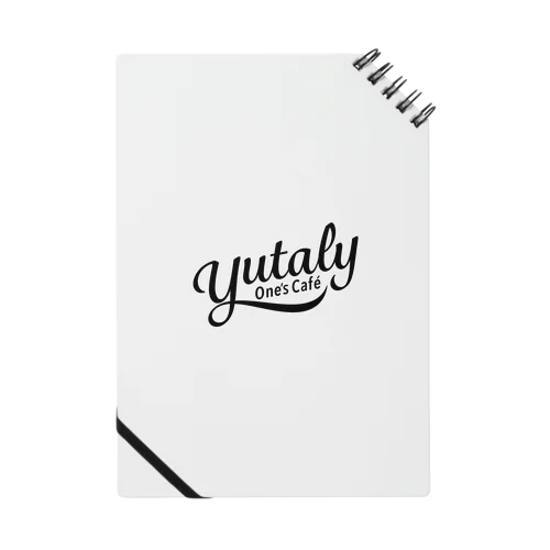 Yutaly One’s Cafe グッズ（ブラックロゴ） Notebook