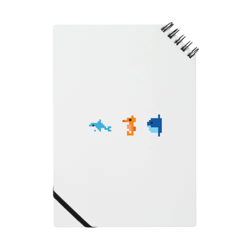 粗ドット絵・海の生き物シリーズ Notebook