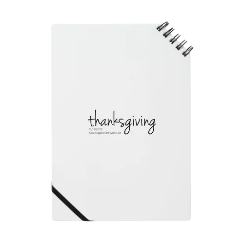 ワンマンライブ〜thanksgiving〜公式グッズ Notebook