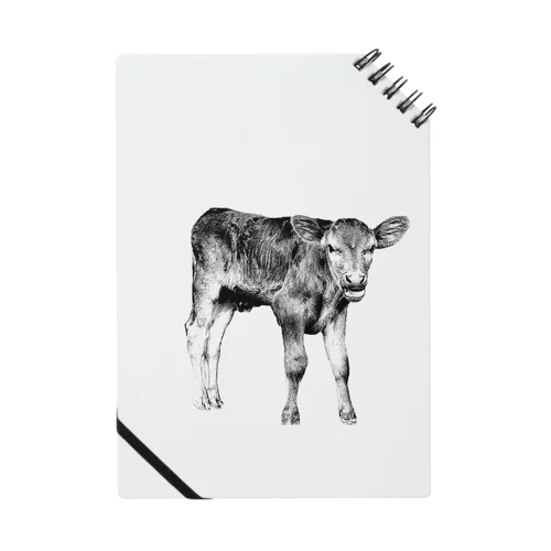 Happy cows♪ モノクロphoto ver. Notebook