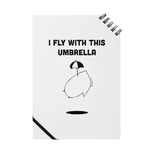 I fly with this Umbrella Notebook