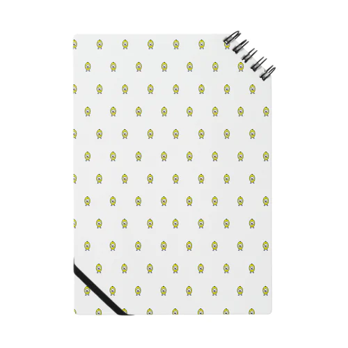 レモンを被った鳥（神妙な表情） Notebook