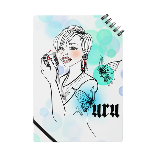 🫧🦋uru🎙ぅʓ 👠💕グッズ Notebook