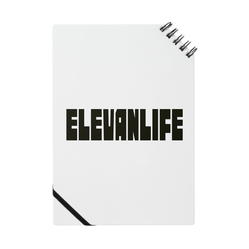 「ELEVANLIFE」文字グッズ Notebook