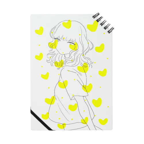 イエローハートガール Notebook