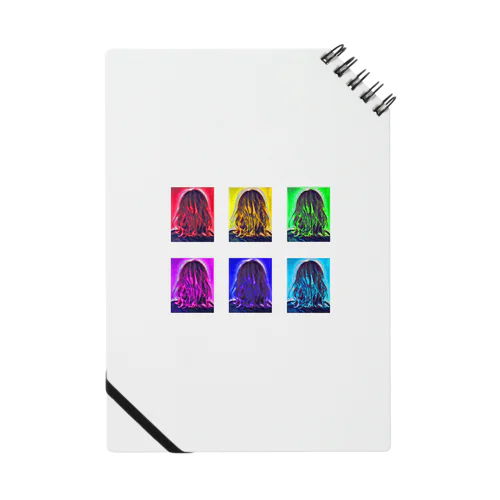 COLORFUL HAIR Notebook