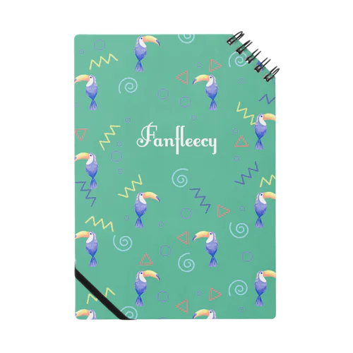 トロピカルバード(green) Notebook