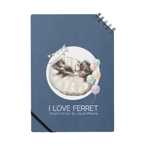 【No.15】I LOVE FERRET Notebook