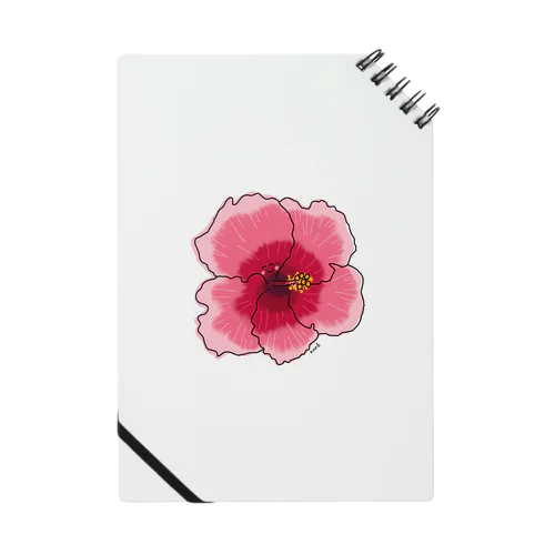 ピンクハイビスカス　Pink Hibiscus Notebook