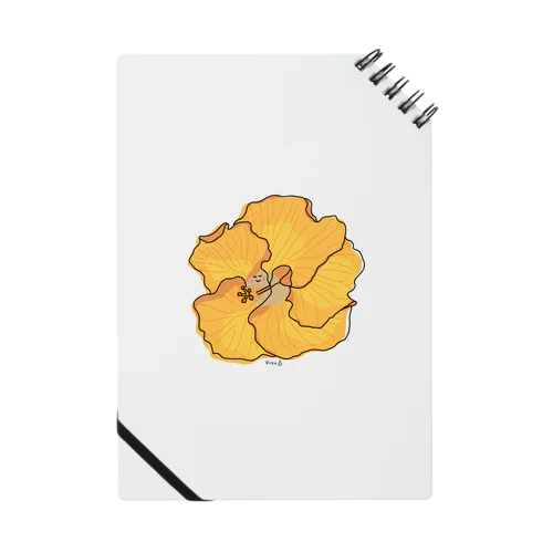 オレンジハイビスカス　Orange Hibiscus Notebook