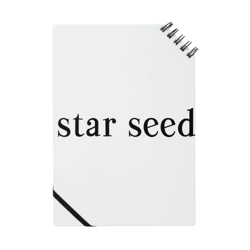 シンプル　star seed デザイン Notebook