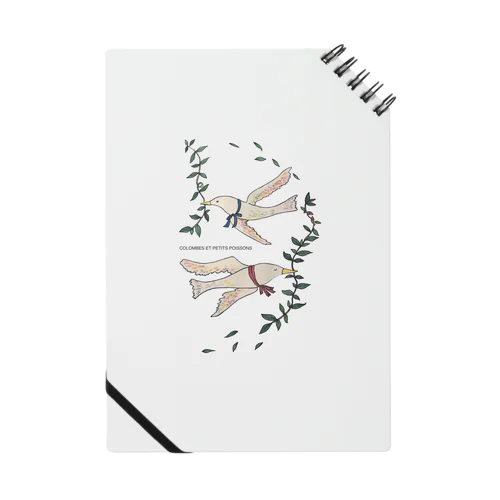 COLOMBES ET PETITS POISSONS Notebook