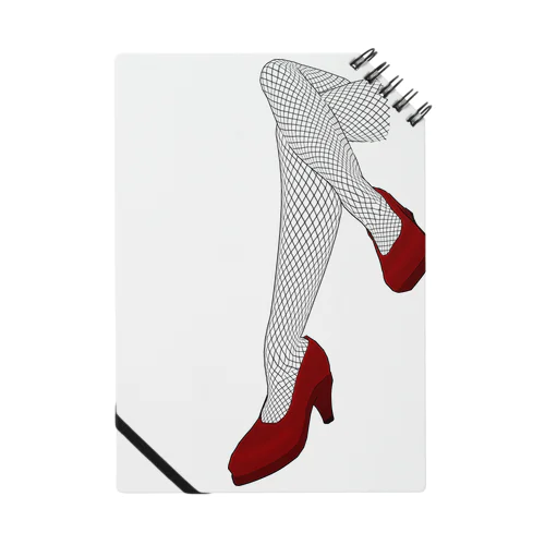 網タイツ生足　ストッキング脚足フェチ　バニー　女性　sm　Fishnet tights Notebook