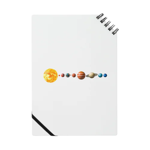 壮大な宇宙！太陽系惑星シリーズ Notebook