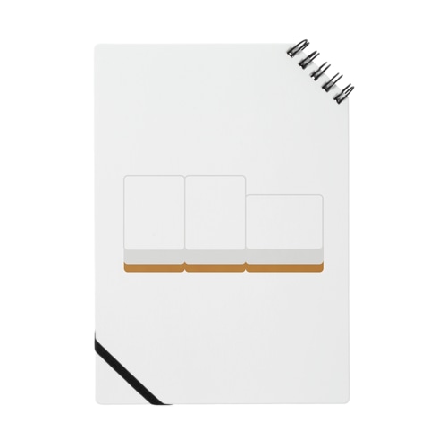 右から白ポン ( 麻雀グッズ ) Notebook