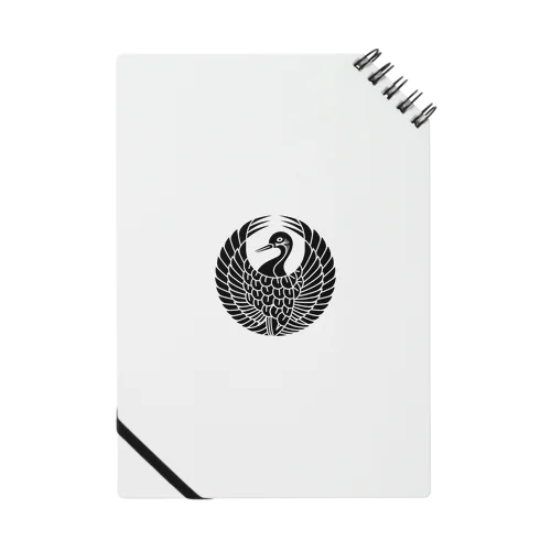  Mori family traditional crane Notebook