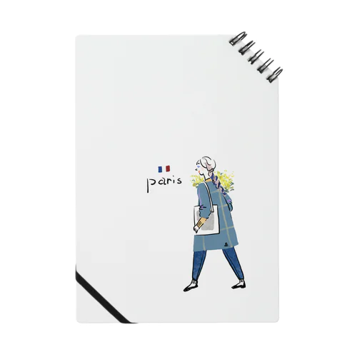 パリジェンヌとミモザ Notebook
