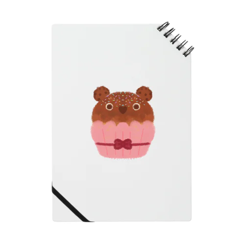 クマのチョコカップケーキ Notebook