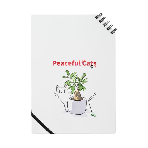 Peaceful Cats ガジュマル Notebook