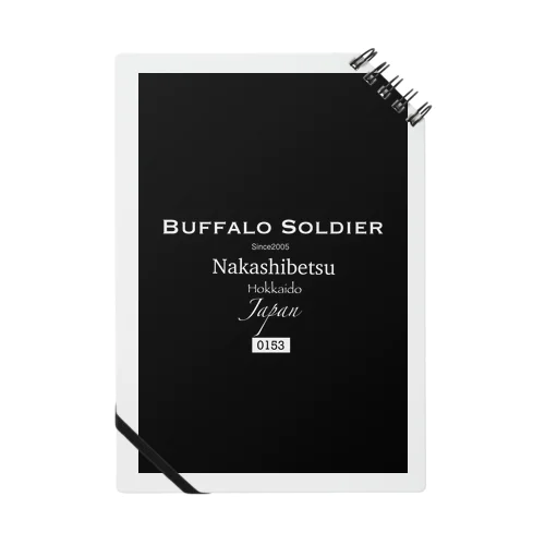 BUFFALO SOLDIER LETTER  Notebook