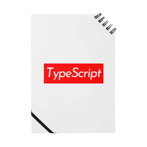 TypeScript ボックスロゴ (赤) ノート