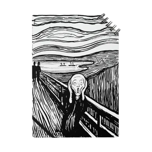 ムンク　叫び　Munch / The Scream リトグラフ　 ノート